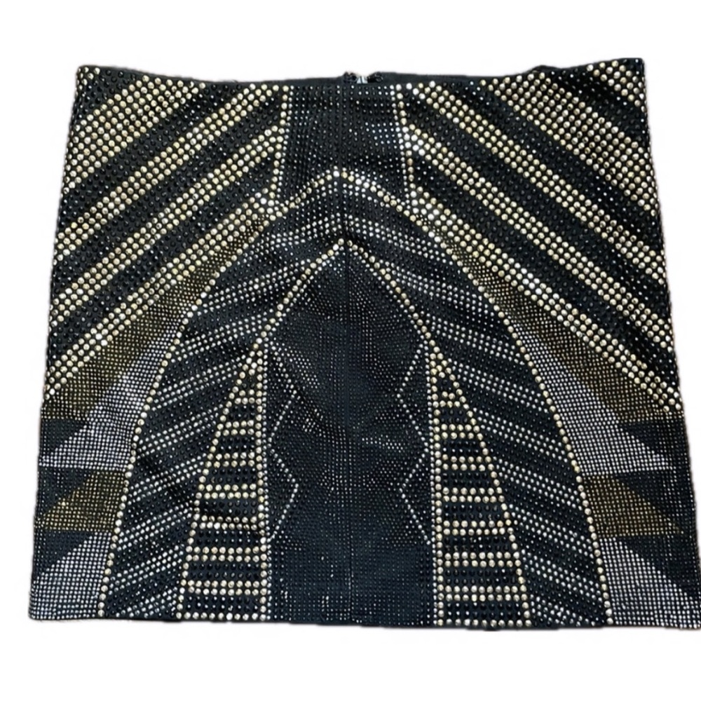 Simons - Women Beaded Hip Mini Skirt - NEW -Size Small-